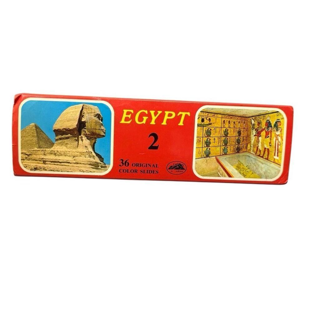Egypt #2 Set Of 36 Original Color Slides Al Ahram